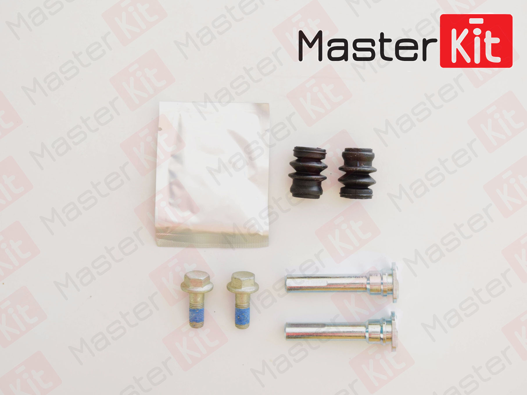 MASTERKIT - Комплект направляющих тормозного суппорта NISSAN ALMERA II, PRIMERA P11 ,RANGE ROVER II 94->02 , MAZ