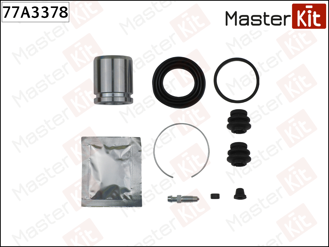 MASTERKIT - Ремкомплект тормозного суппорта + поршень TOYOTA RAV-4 11-05->