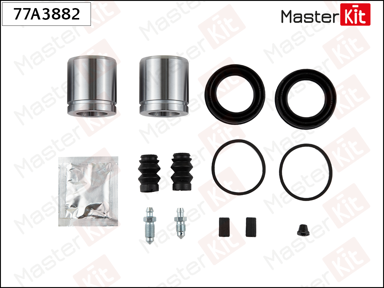 MASTERKIT - 77A3882 Ремкомплект тормозного суппорта + поршень Jeep GRAND CHEROKEE II (WJ, WG) 1998 - 2005, GRAND