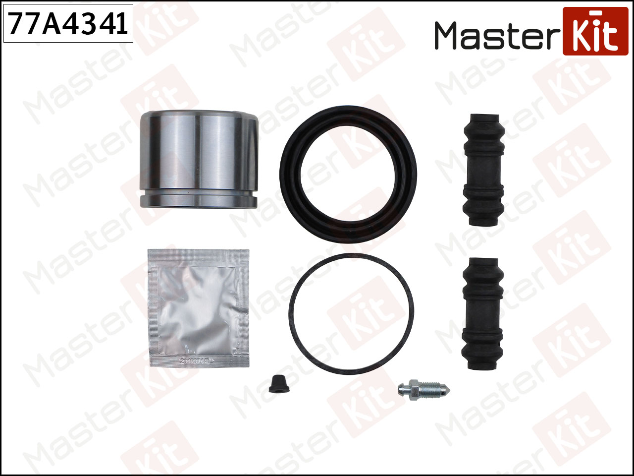 MASTERKIT - 77A4341 Ремкомплект тормозного суппорта + поршень Chrysler VOYAGER IV (RG, RS) 1999 - 2008