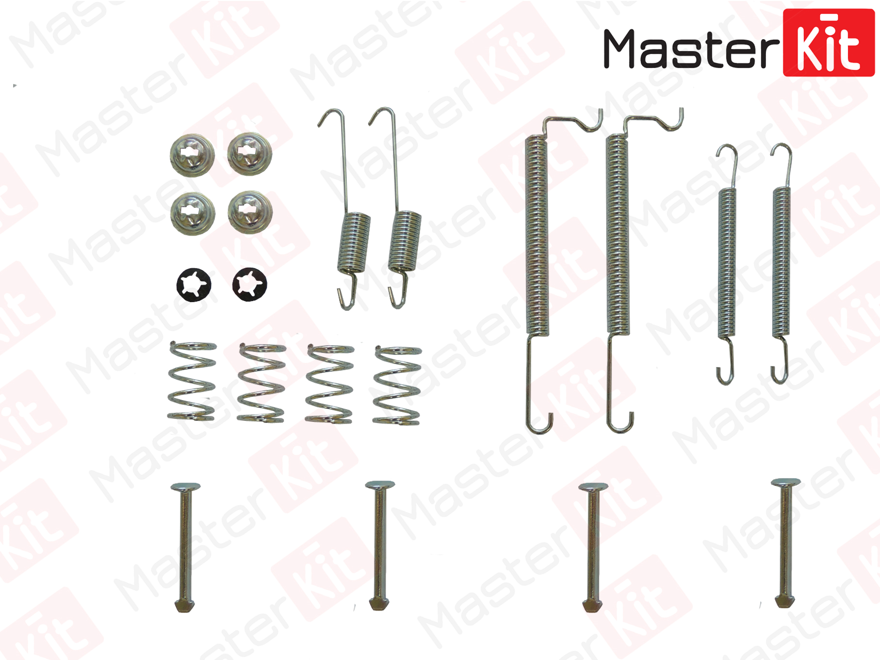 MASTERKIT - 77AA447 Комплект установочный тормозных колодок Mitsubishi PAJERO SPORT II (KH_, KG_) 2008 -