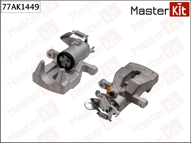 MASTERKIT - Суппорт тормозной зад. прав. Renault MEGANE II (BM0/1_, CM0/1_) 2001 - 2012,MEGANE III  (BZ0/1_) 200