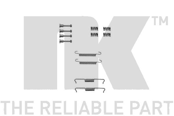 NK - Комплект монтажный торм. колодок BMW 3, 5, 6, 7, VW 98-