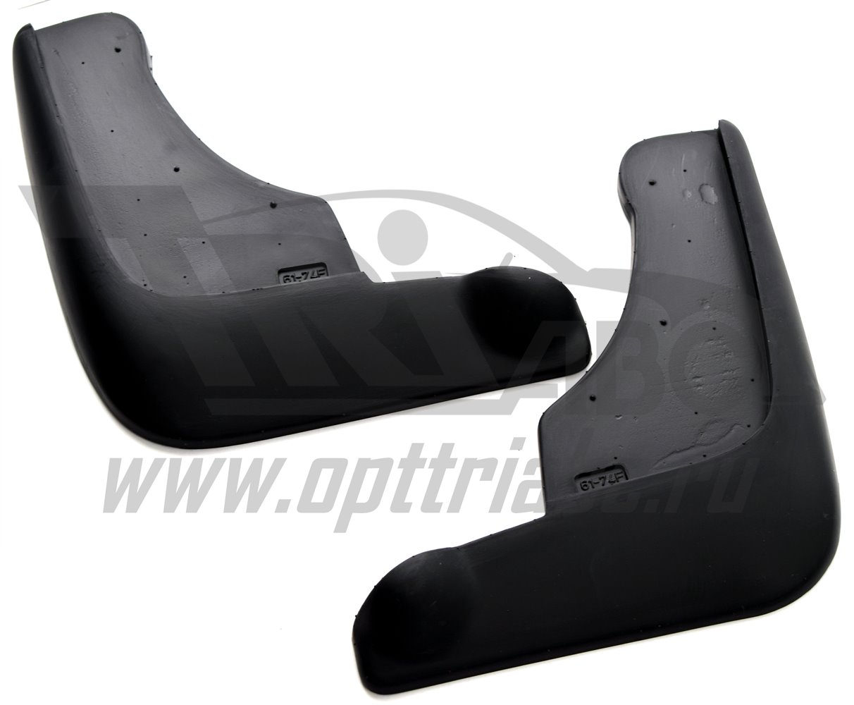 Norplast - Брызговики для Nissan Terrano (2WD/4WD) (2014) перед, черн, полиурет, пар
