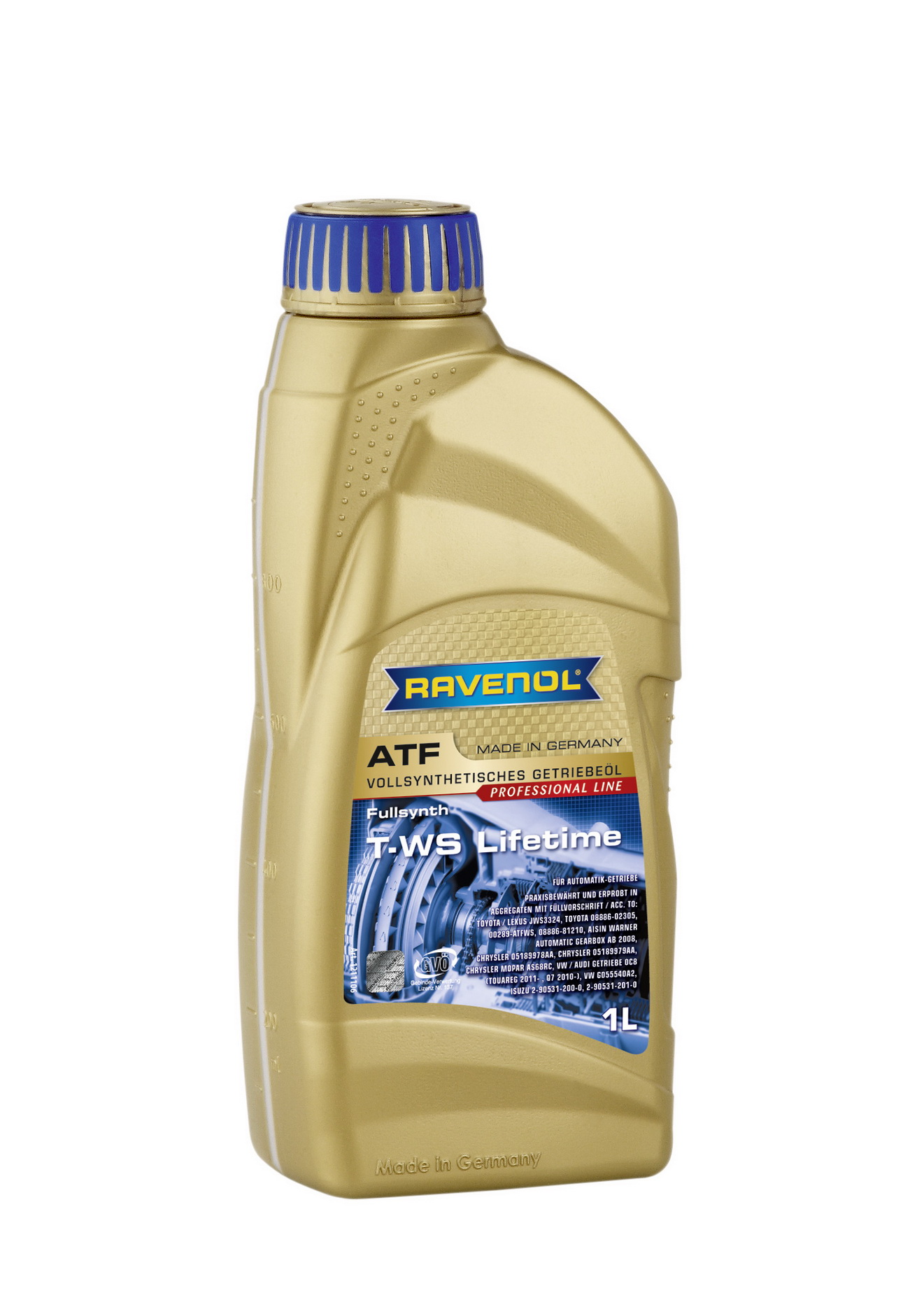 RAVENOL - Масло трансмиссионное ATF T-WS Lifetime (1л)