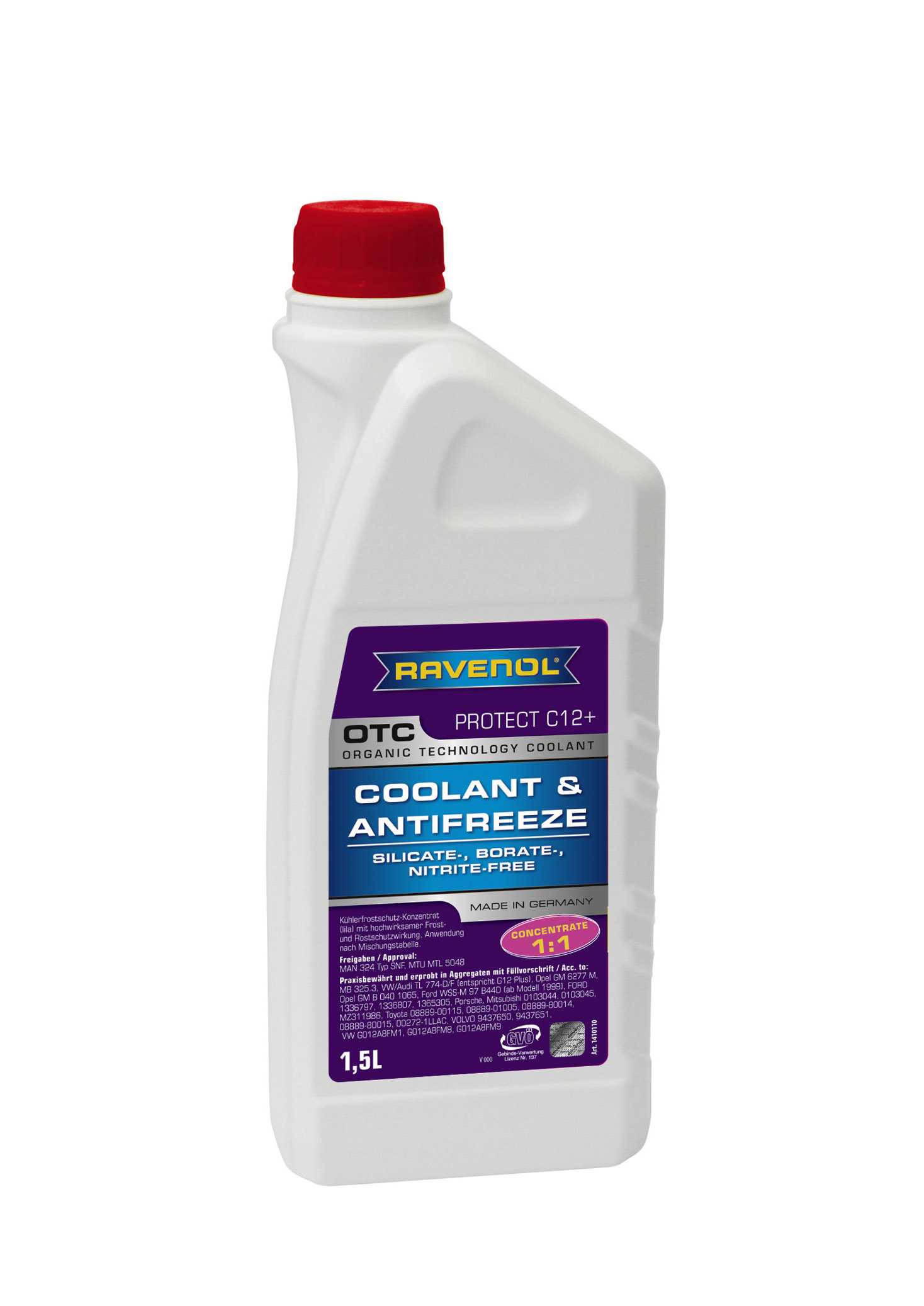 RAVENOL - Антифриз концентрат лила OTC Organic Technology Concentrate (1,5л)
