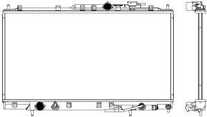 SAKURA - Радиатор сист. охл.