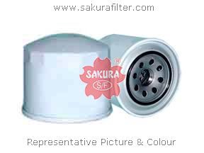 SAKURA - Фильтр масляный Hyundai Accent I, II, III >94, Elantra 00-06, Getz >02, H1 97-08, i20 >09, i30 >09, Matrix >01, Santa Fe I, II >00, Sonata I-V 88-10, 