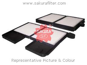 SAKURA - Фильтр салонный TOYOTA AVENSIS 1.8 2000 - 2003; TOYOTA AVENSIS 1.6 2000 - 2003; TOYOTA AVENSIS 2.0 2