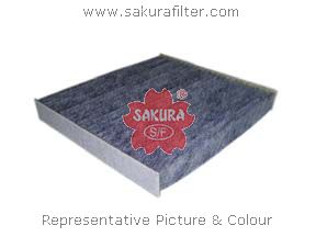 SAKURA - Фильтр салонный угольный TOYOTA COROLLA 1.6 2007 - ; TOYOTA COROLLA 1.6 2007 - 2012; TOYOTA CAMRY 2.
