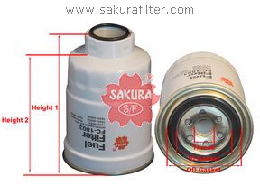 SAKURA - Фильтр топливный NISSAN PATROL 3.0 2000 - ; NISSAN X-TRAIL 2.2 2003 - 2013; NISSAN X-TRAIL 2.2 2001