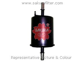 SAKURA - Фильтр топливный DAEWOO MATIZ 0.8 1998 - ; CHEVROLET LACETTI 1.6 2005 - ; CHEVROLET LANOS 1.5 2005 -