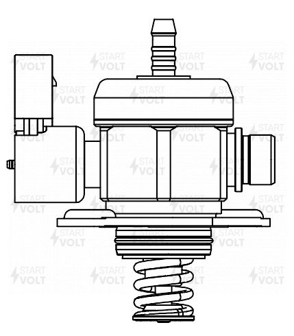 STARTVOLT - ТНВД для а/м VAG Tiguan (07-) 2.0TFSI/Octavia A5 (04-) 1.8TSI (HPFP 062)
