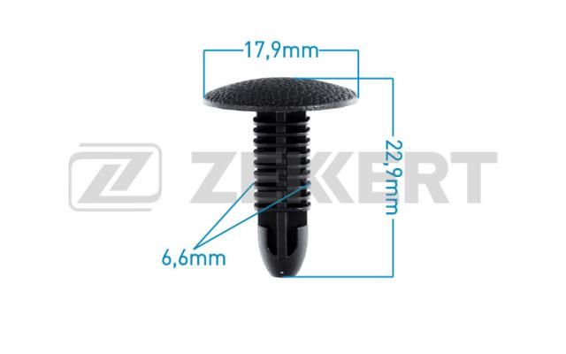 ZEKKERT - Клипса крепёжная Honda, Suzuki, Toyota (миним. кол-во заказа 10 шт)