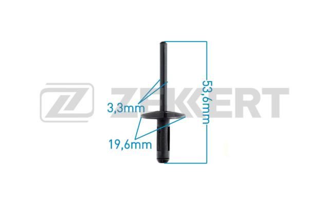 ZEKKERT - Клипса крепёжная BMW (миним. кол-во заказа 10 шт)
