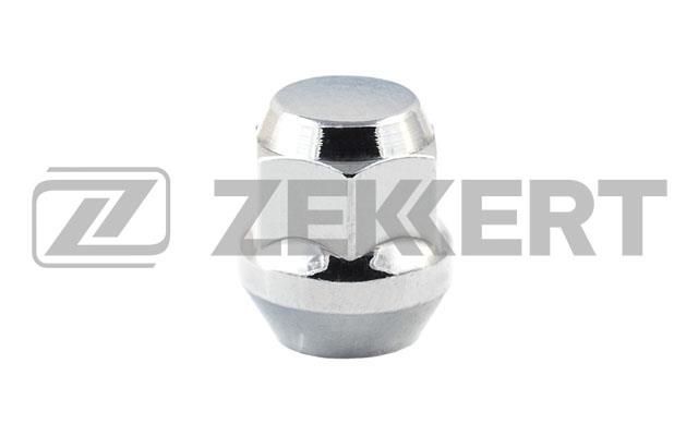 ZEKKERT - Гайка колесная, конус, 12mm*1.50, L=27, ключ 19, Хром