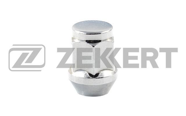 ZEKKERT - Гайка колесная, конус, M12 x 1,25, L=35, ключ 21, Хром