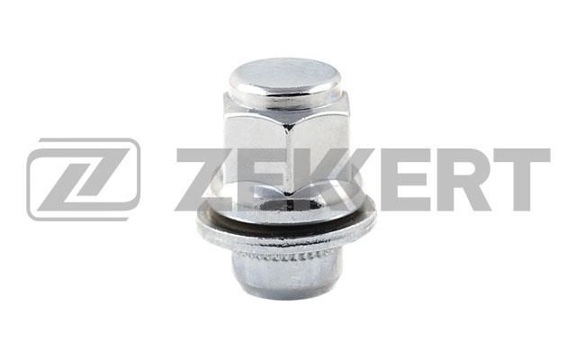 ZEKKERT - Гайка колесная, с шайбой , 12mm*1.25, L=37, ключ 21, Хром